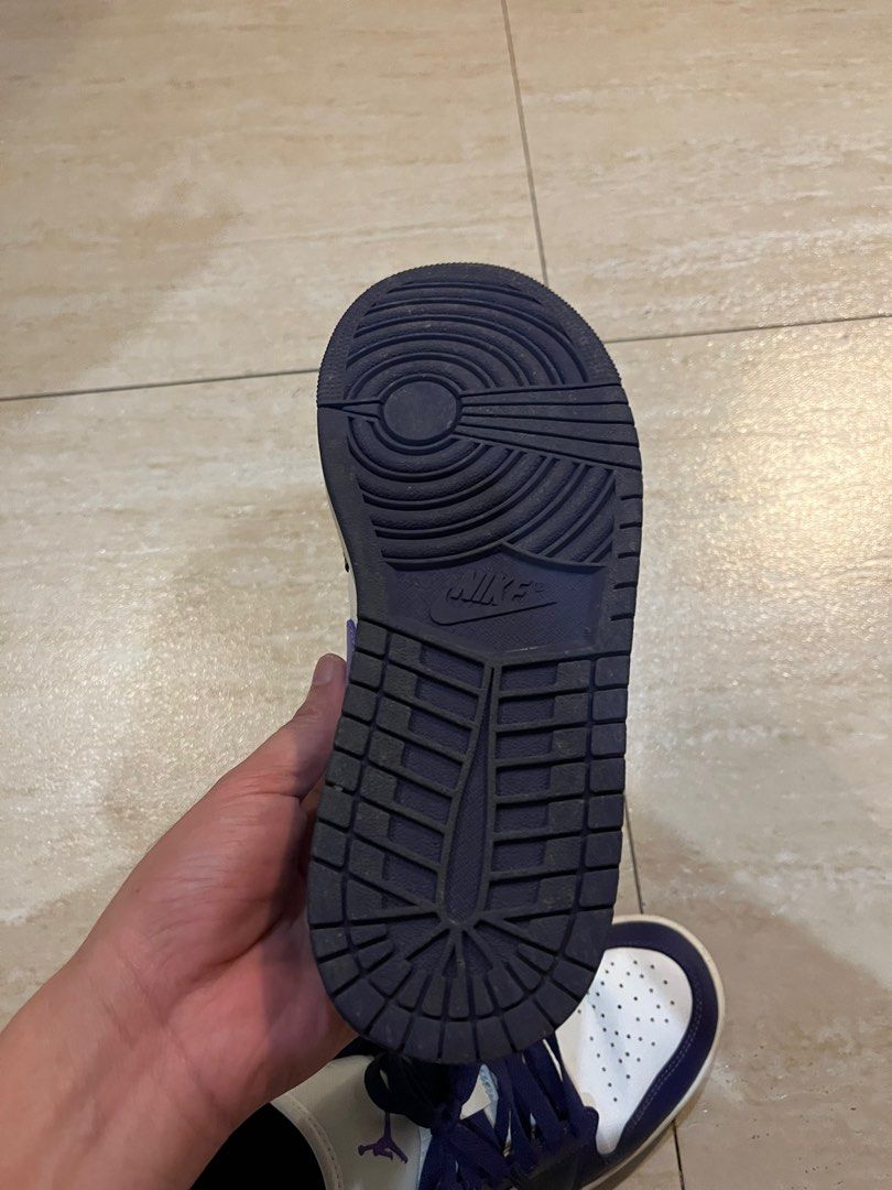 XH Travis Scott x Air Jordan 1 Low Sail White Purple review Evan 06