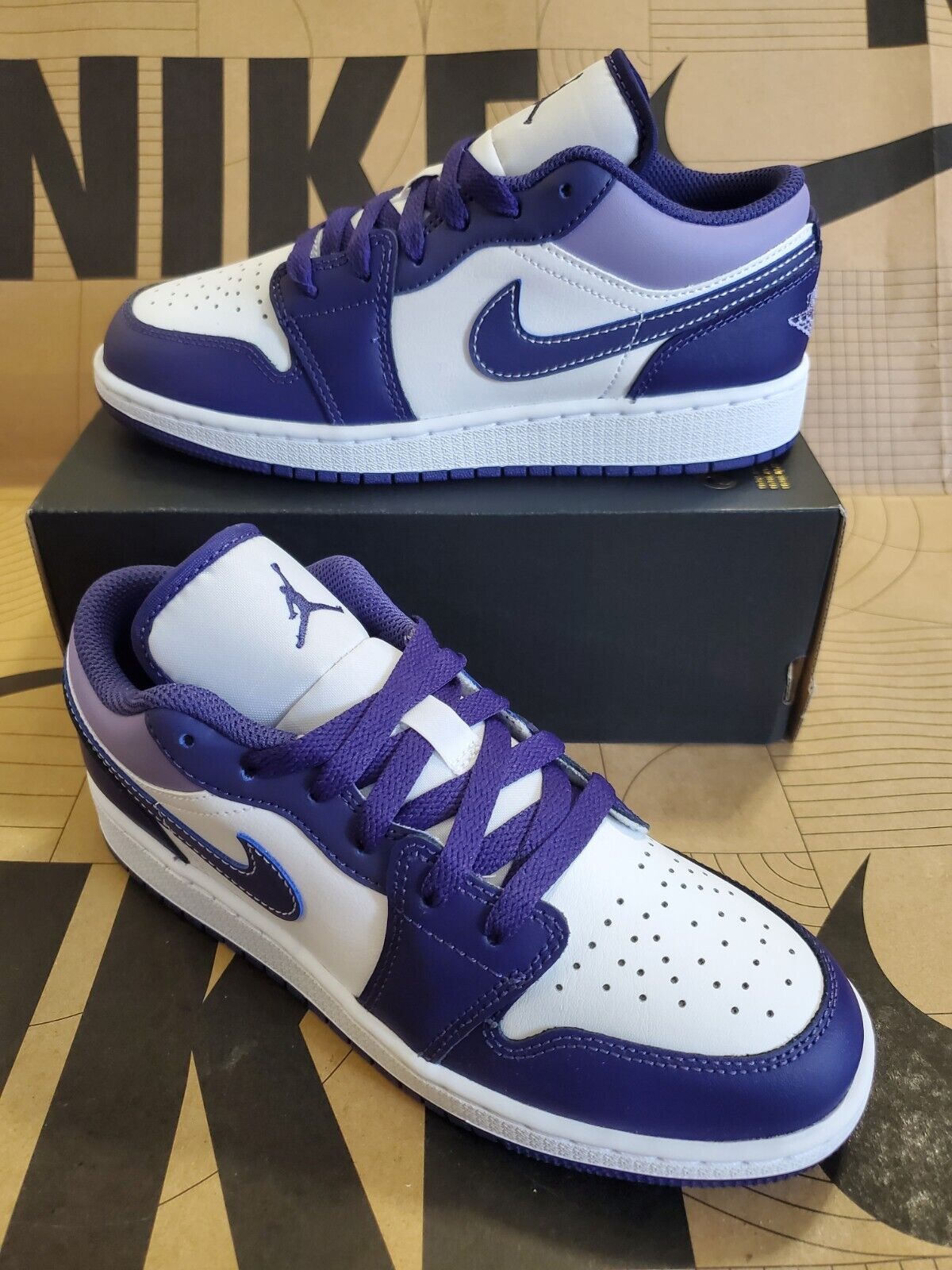 XH Travis Scott x Air Jordan 1 Low Sail White Purple review Hannah 02