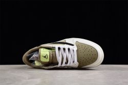 XH Travis Scott x Air Jordan 1 Low Golf “Olive” review Lila 03