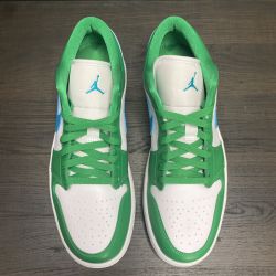 XH Travis Scott x Air Jordan 1 Low White Green Blue review Henry 04