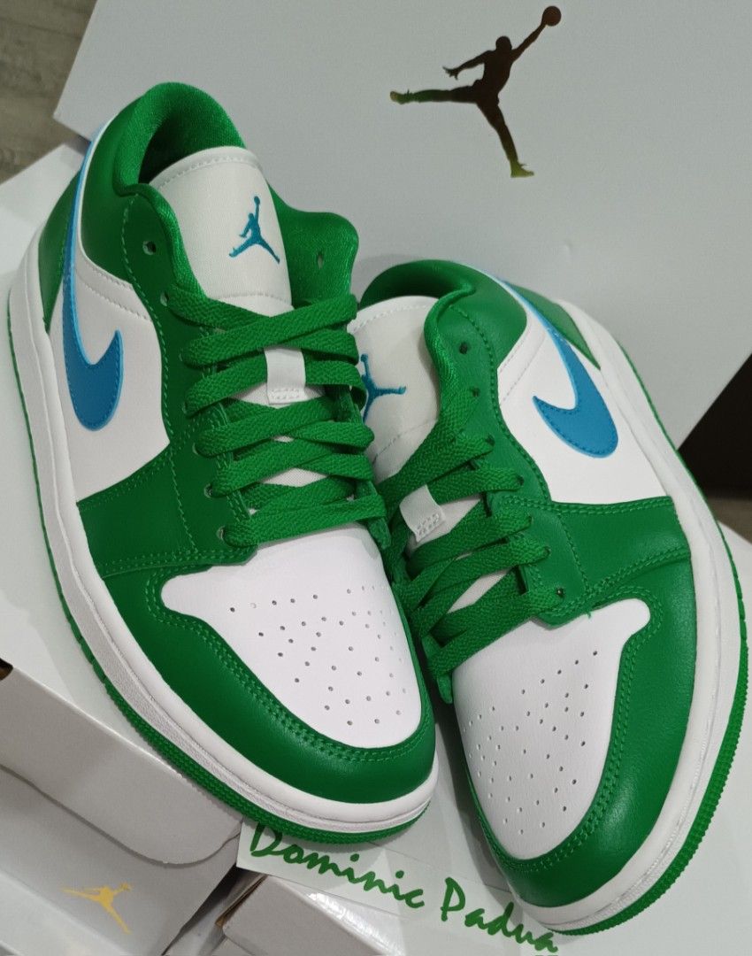 XH Travis Scott x Air Jordan 1 Low White Green Blue review Olive 03