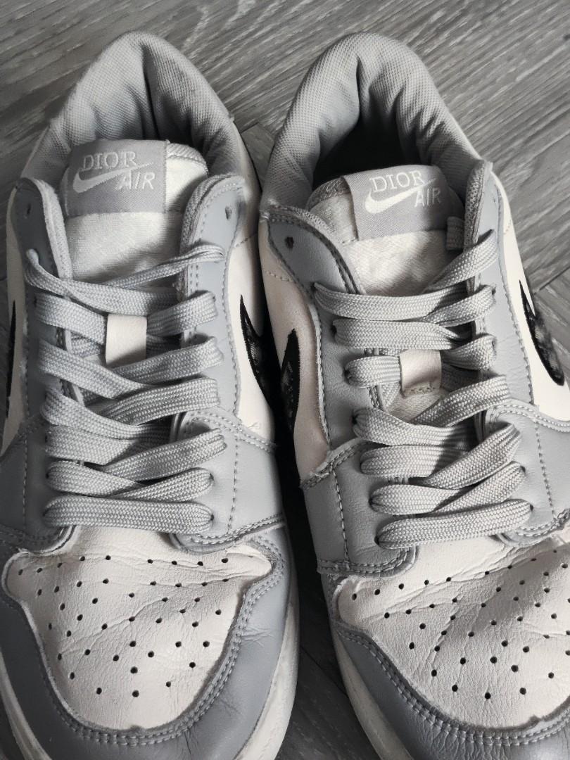 XH Dior x Air Jordan 1 Low Wolf Grey review Ursula 03
