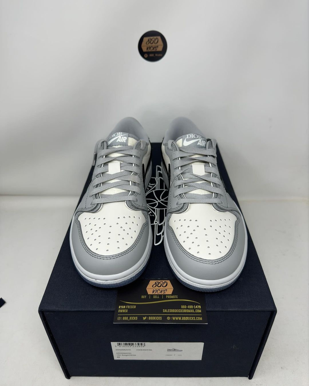 XH Dior x Air Jordan 1 Low Wolf Grey review Zack 01