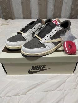 XH Travis Scott x Air Jordan 1 Low White BrownBarb review Alex 01