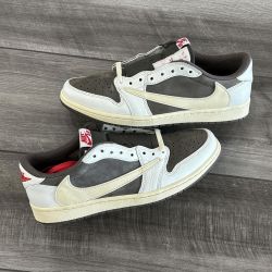 XH Travis Scott x Air Jordan 1 Low White BrownBarb review Brianna