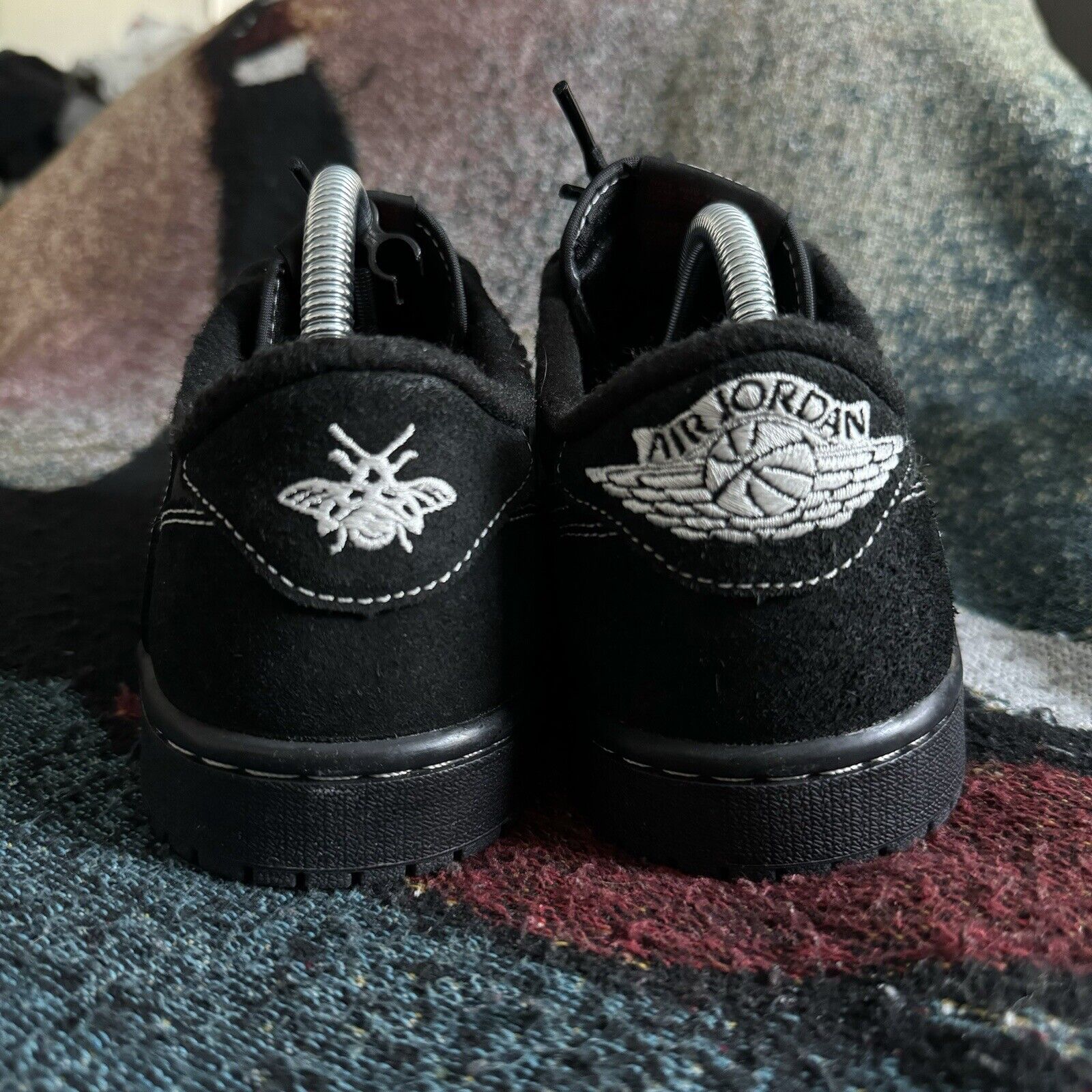 XH Travis Scott x Air Jordan 1 Low OG SP Black Phantom review Dan 02