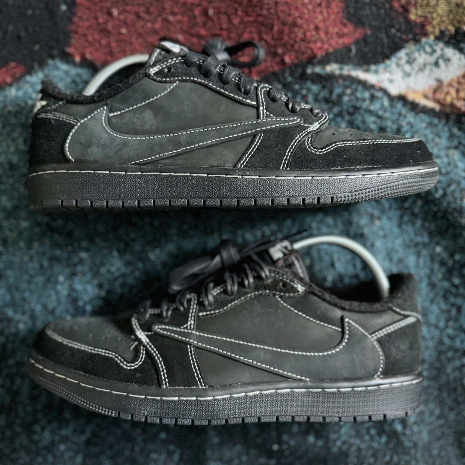 XH Travis Scott x Air Jordan 1 Low OG SP Black Phantom review Dan 03