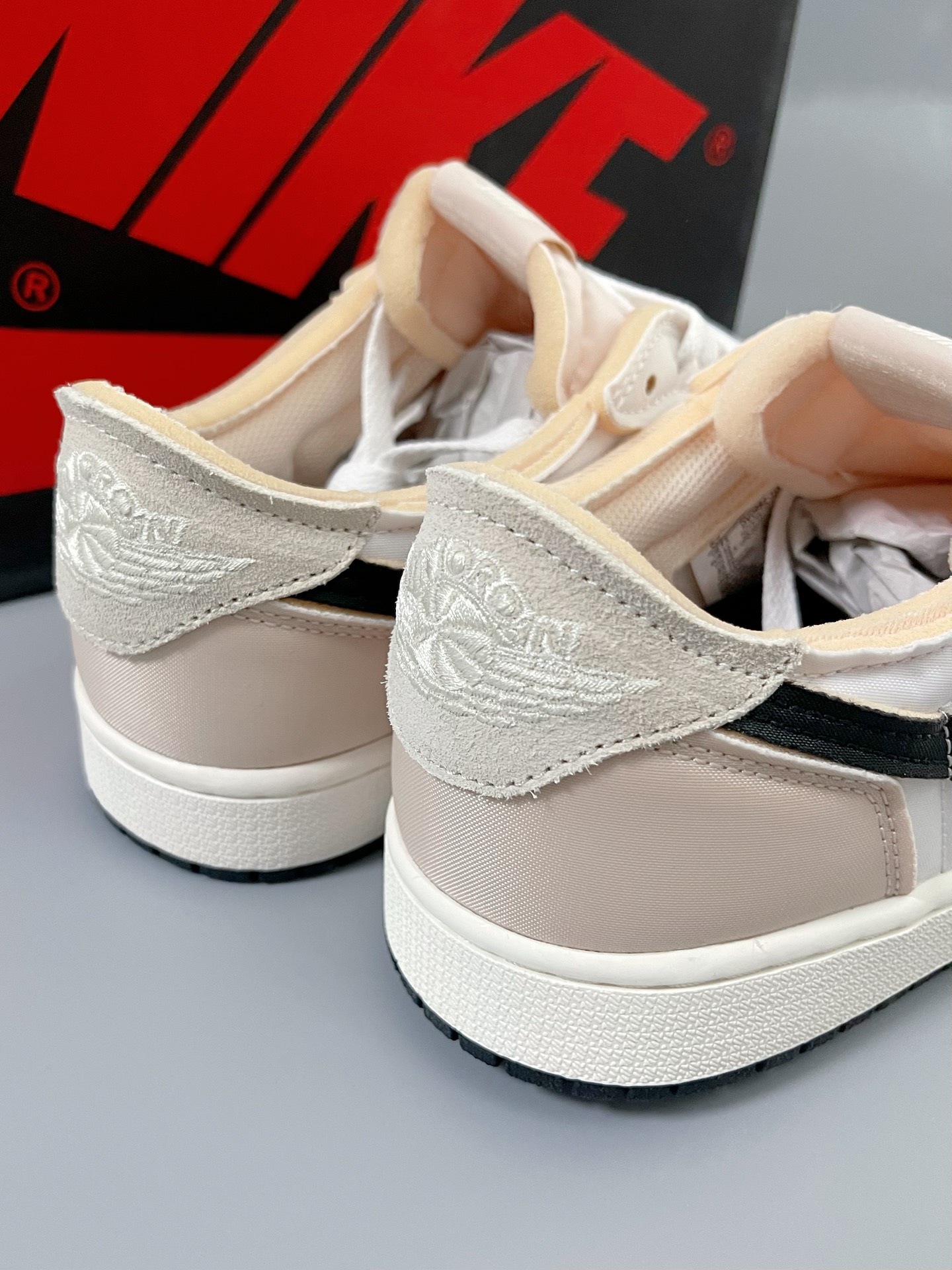 XH Air Jordan 1 Low Rice Gray Sponge review Wendy 06