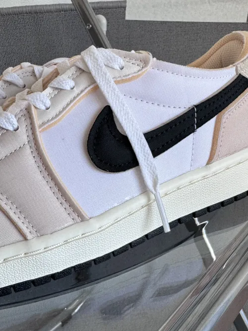 XH Air Jordan 1 Low Rice Gray Sponge review 