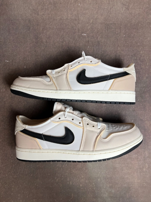 XH Air Jordan 1 Low Rice Gray Sponge review 