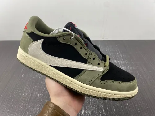 XH Travis Scott x Air Jordan 1 Low Green Barb review 