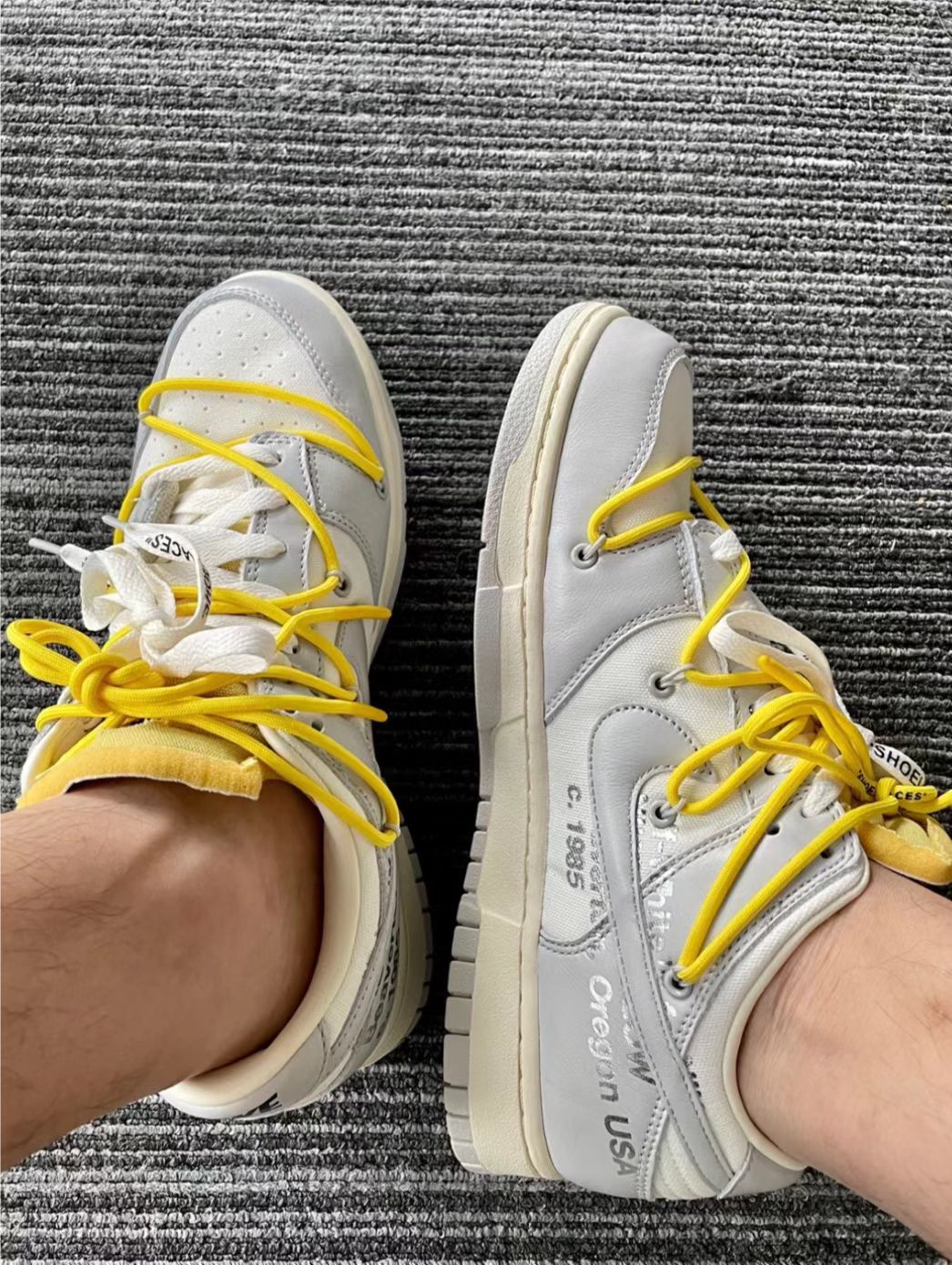 GB OFF WHITE x Nike Dunk SB Low The 50 NO.29 review Sidey 02