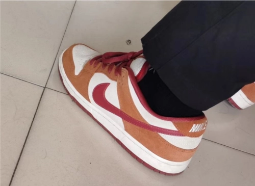 SX Nike SB Dunk Low Pro Dark Russet Cedar review 