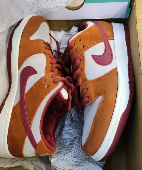 SX Nike SB Dunk Low Pro Dark Russet Cedar review 