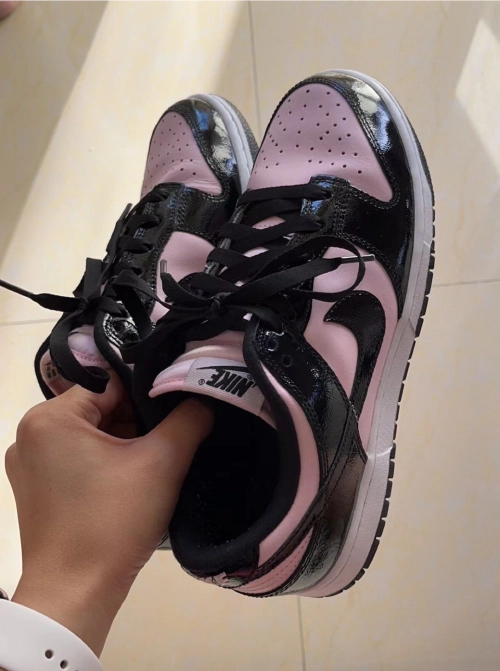 SX Nike Dunk Low Pink Black Patent review 