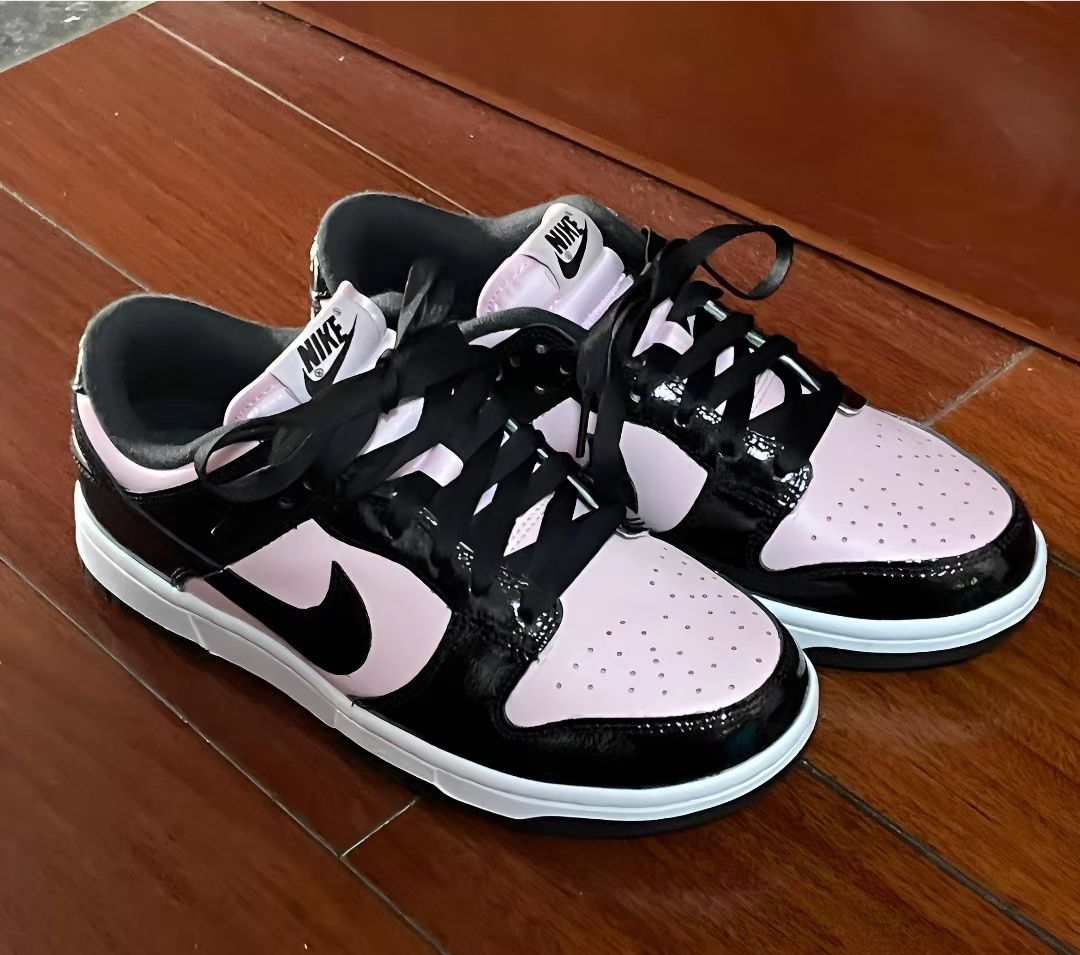 SX Nike Dunk Low Pink Black Patent review talina