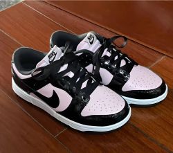 SX Nike Dunk Low Pink Black Patent review talina