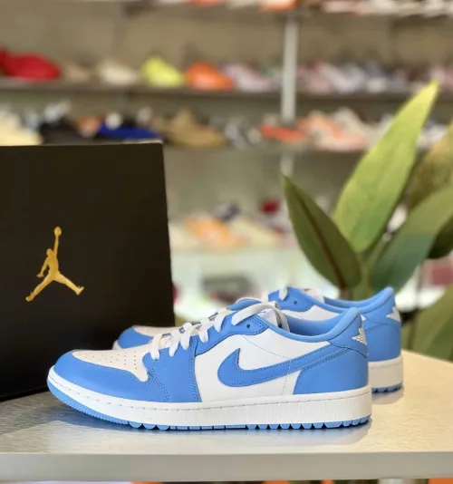 XH Air Jordan 1 Low Golf UNC review 