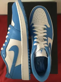 XH Air Jordan 1 Low Golf UNC review Willow 03