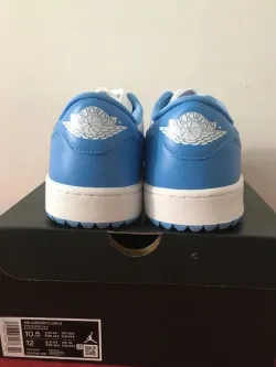 XH Air Jordan 1 Low Golf UNC review Willow 04