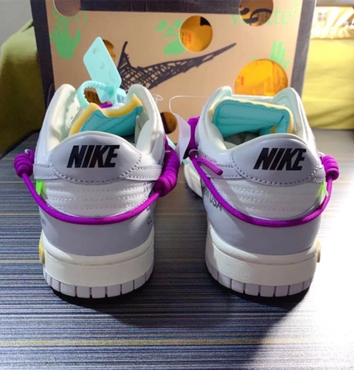 GB OFF WHITE x Nike Dunk SB Low The 50 NO.21 review 