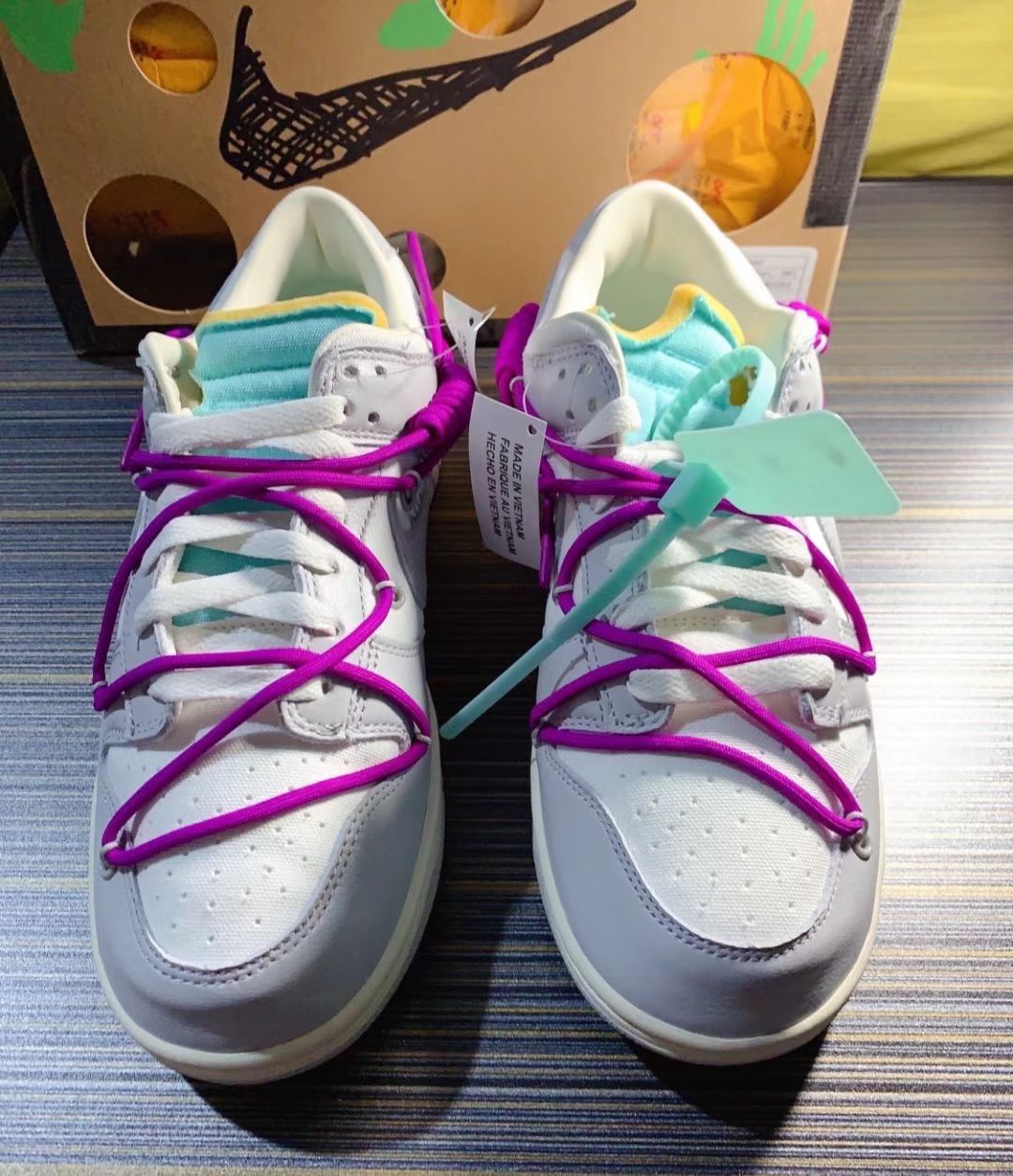GB OFF WHITE x Nike Dunk SB Low The 50 NO.21 review 1