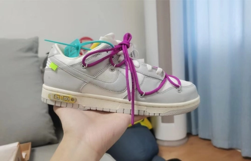 GB OFF WHITE x Nike Dunk SB Low The 50 NO.21 review 