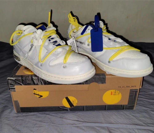 GB OFF WHITE x Nike Dunk SB Low The 50 NO.27 review 