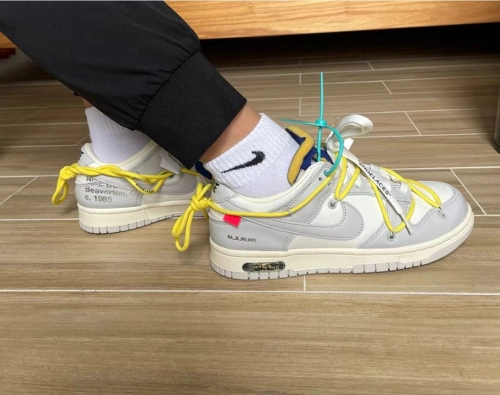 GB OFF WHITE x Nike Dunk SB Low The 50 NO.27 review 