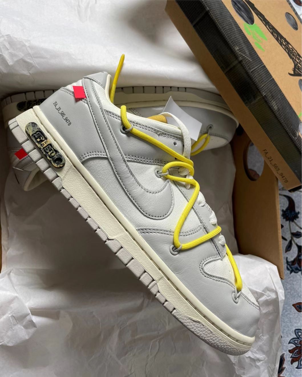 GB OFF WHITE x Nike Dunk SB Low The 50 NO.27 review 0