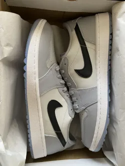 XH Air Jordan 1 Low Golf Wolf Grey review Charles 04