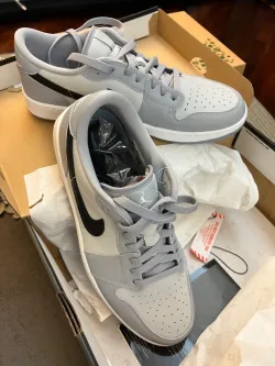 XH Air Jordan 1 Low Golf Wolf Grey review George 02