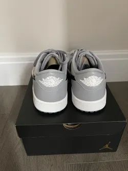 XH Air Jordan 1 Low Golf Wolf Grey review Quentin 02