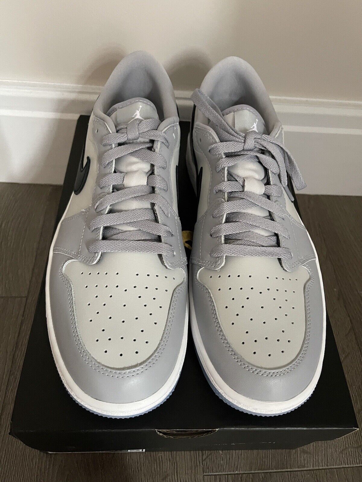 XH Air Jordan 1 Low Golf Wolf Grey review Quentin 05
