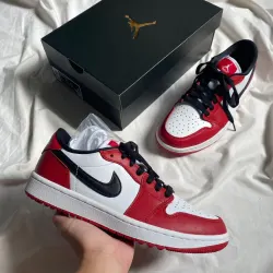 XH Air Jordan 1 Low Golf Chicago review Wendy