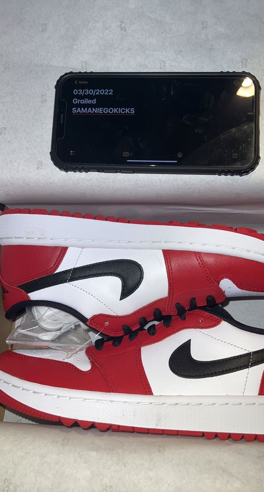 XH Air Jordan 1 Low Golf Chicago review Mia 03