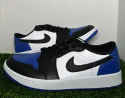 XH Air Jordan 1 Low Golf Black and White review Willow 01