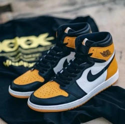 🔥Air Jordan 1 High OG Yellow Toe review great seller