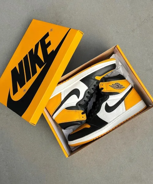 🔥Air Jordan 1 High OG Yellow Toe review 