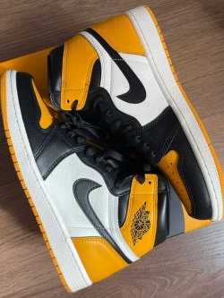 🔥Air Jordan 1 High OG Yellow Toe review Mike M