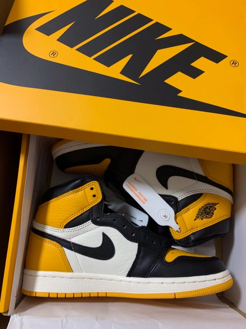 🔥Air Jordan 1 High OG Yellow Toe review 
