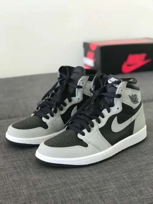 🔥Air Jordan 1 Shadow 2.0 Black Light Smoke Grey review 