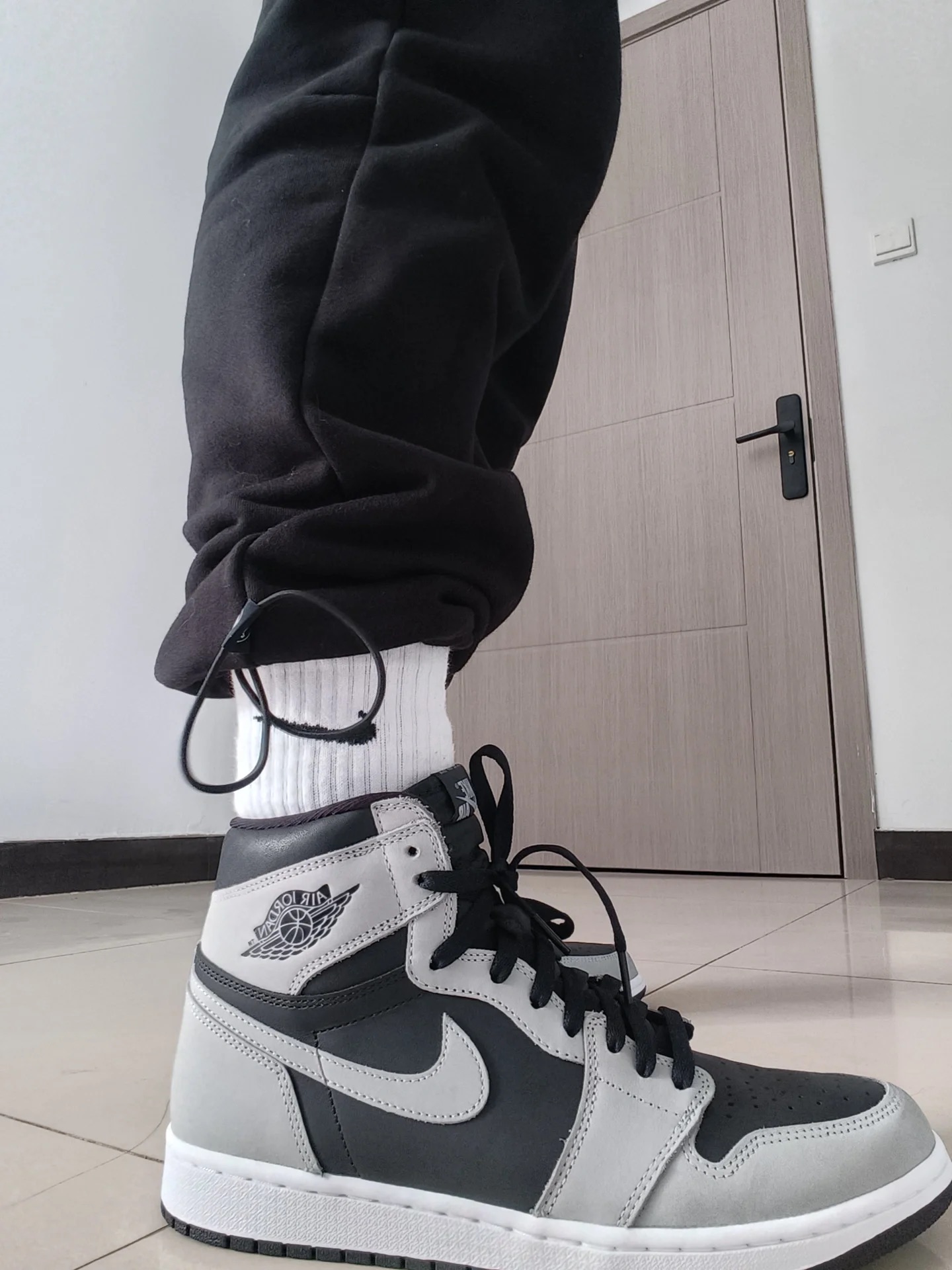 🔥Air Jordan 1 Shadow 2.0 Black Light Smoke Grey review MG