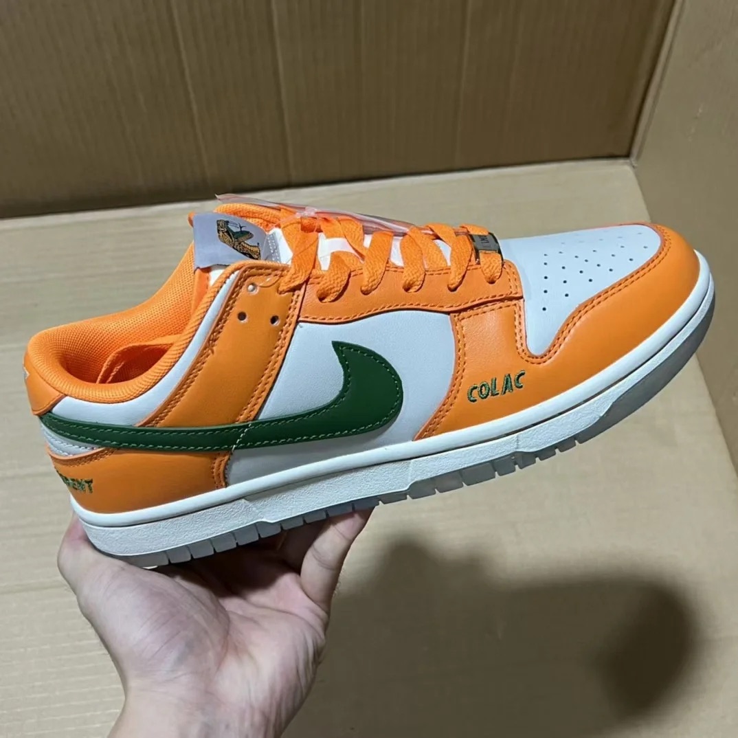 🔥Nike Dunk Low White Orange review Rafael Cosme