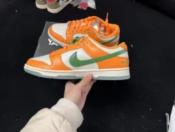 🔥Nike Dunk Low White Orange review Ron Russell 03