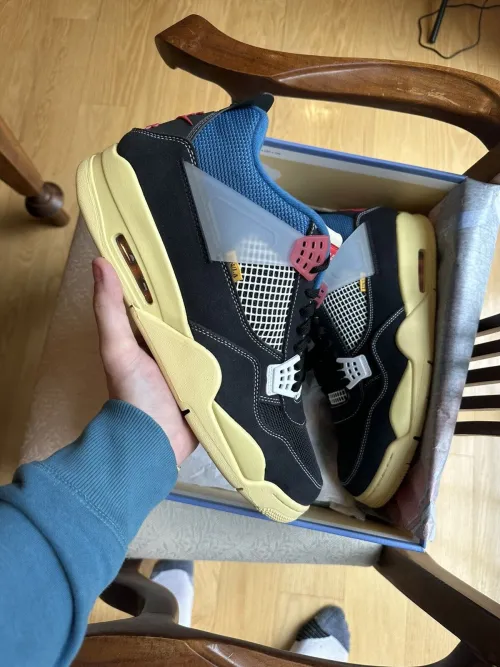 OG Batch Union LA x Air Jordan 4 Retro SP Off Noir Black review 