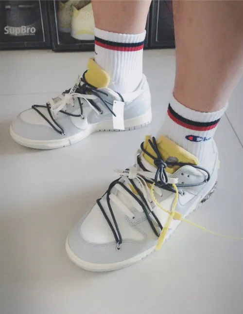 GB OFF WHITE x Nike Dunk SB Low The 50 NO.41 review 