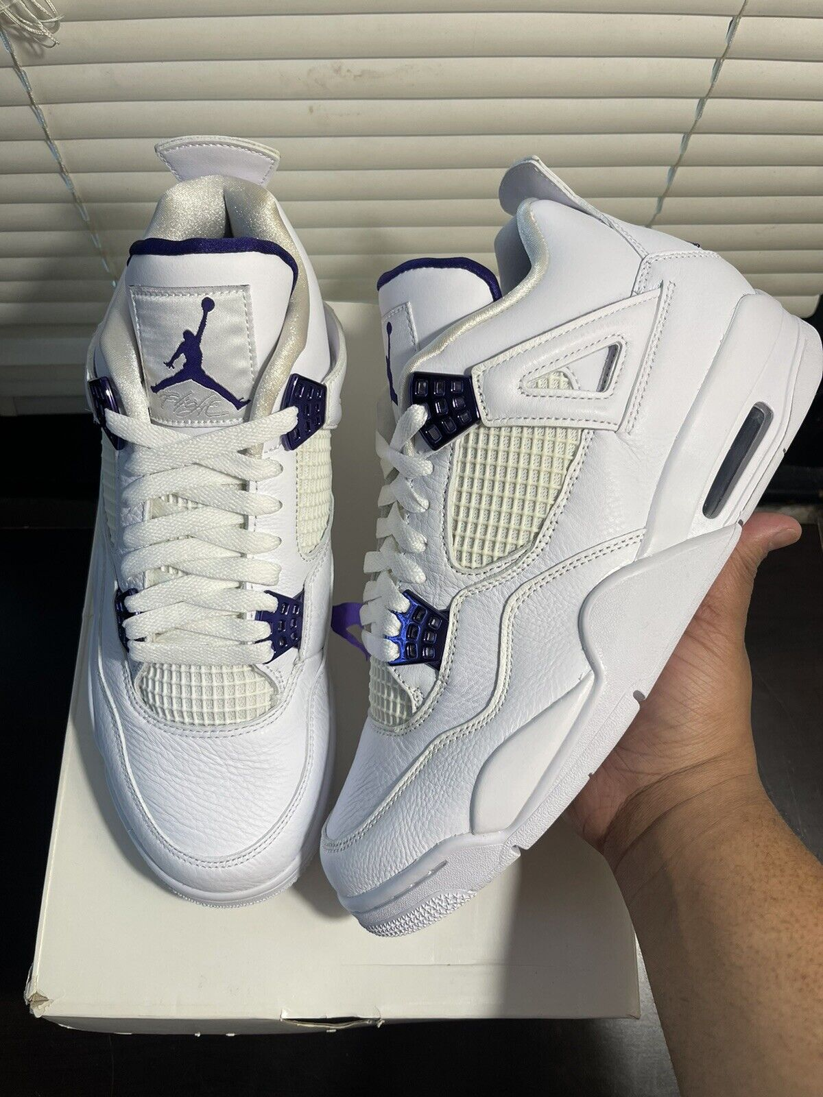 OG Batch Air Jordan 4 Retro “Metallic Purple” review Heather El 01