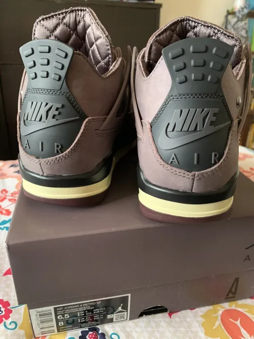 OG Batch A Ma Maniére x Air Jordan 4 Violet Ore review 