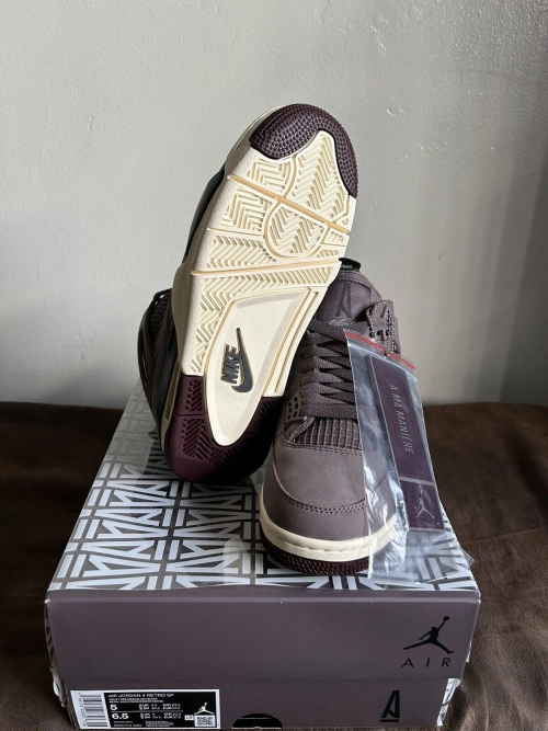 OG Batch A Ma Maniére x Air Jordan 4 Violet Ore review 